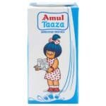Amul Taaza Homogenised Toned Milk - (Tetra Pack)
