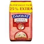 Daawat Super Basmati Rice - 1kg with 10% Extra