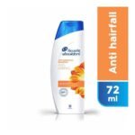 Head & Shoulders , Anti Dandruff Shampoo, Anti-Hairfall, 72ml