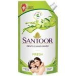 Santoor Fresh Gentle Hand Wash - 750ml refill pack