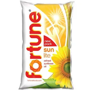 Fortune Sunlite Refined Sunflower Oil - 1 ltr pouch