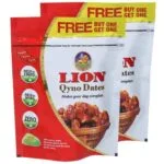 Lion Qyno Seeded Dates, 500g (Buy one get one Free)