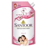Santoor Mild Gentle Hand Wash - 750ml refill pack