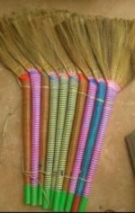 Long Handle Burma Grass Broom - Any Color - Image 2