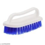 Cleaning Brush with Handle Flexible Bristles for Washing Cloths, Tiles, Sink - Any color - Image 2