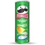 Pringles Potato Chips, Sour Cream and Onion, 107g