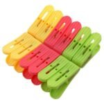Assorted Plastic Cloth Clip (Set of 12)