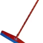 Floor Wiper With Wooden Rod - Multicolor