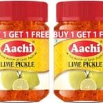 Aachi Lime Pickle - 200 Grams (Buy one Get one Free)