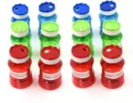 Salt & Pepper Plastic Jar Set, (One set any Color)