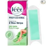 Veet Professional Waxing Strips for Dry Skin - 8 Strips