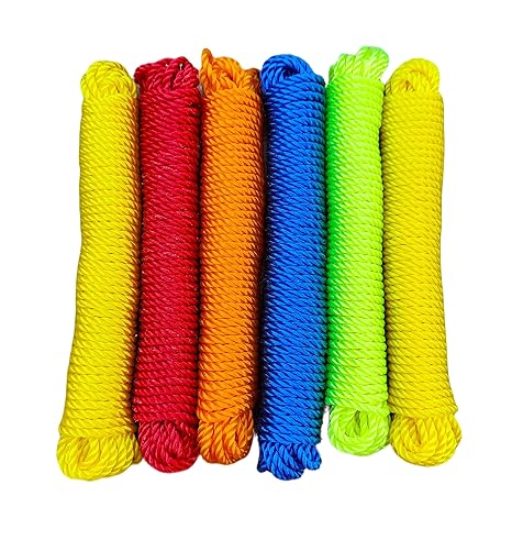 Multicolor Nylon Rope or Hanging Rope, 8 Metre Approx. One Piece - Andaman  Greengrocers