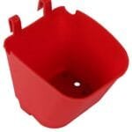 Plastic Vertical Garden - Wall Hanging Pot Small Size, Red