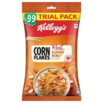 Kelloggs Corn Flakes - Real Almond Honey, 168gm