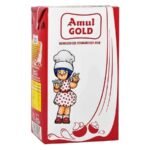 Amul Gold Homogenized Standardized Milk, 1 ltr.