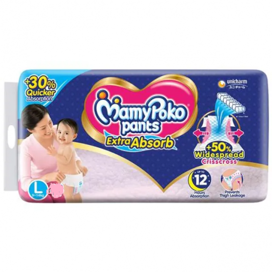 Mamypoko Pants Organic Size L 44PCS.