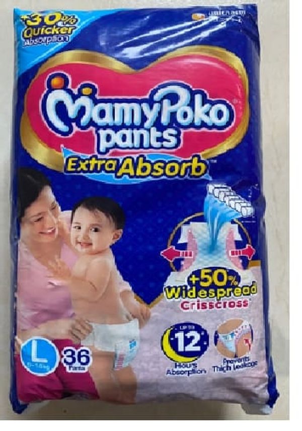 Buy Mamy Poko 4 Pcs Large Baby Pant Style Diaper (Pack of 25) Online At  Price ₹1499
