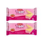 Britannia Treat Creme Strawberry Wafers - 55g (Buy1 Get 1 Free)