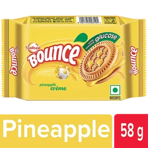 Sunfeast Bounce Creme Biscuits - Pineapple