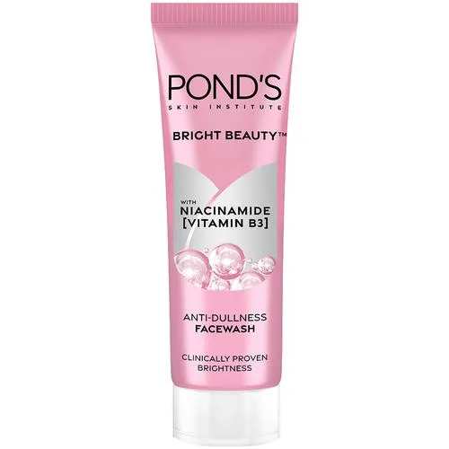 Ponds Bright Beauty Anti Dullness Facewash with Niacinamide, 50 gm ...