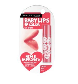 Maybelline New York Baby Lips Tinted Lip Balm, Berry Crush SPF11 , 4gm