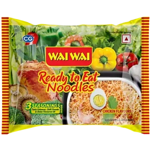 Wai Wai Ready To Eat Chicken Noodles, 70 gm