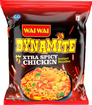 Wai Wai Dynamite Xtra Spicy Chicken Instant Noodles, 100gm