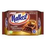 Malkist Double Chocolatey Flavored Cracker Biscuit, 4 pics