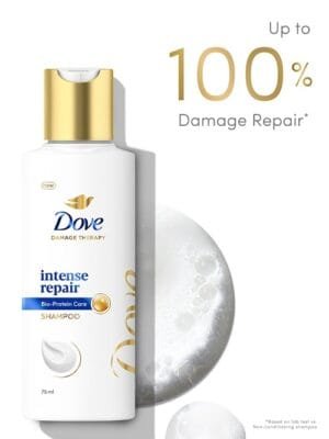 Dove Intense Repair Shampoo, 80ml