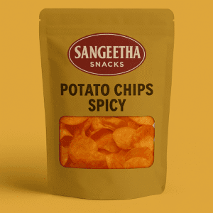 Potato Chips Spicy Namkeen, 100gm Pouch