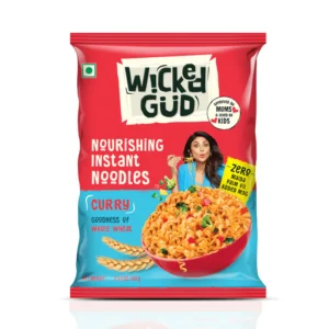 Wicked Gud Nourishing Instant Noodles Curry Family Pack, 240gm