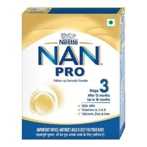 Nestle NAN PRO Stage 3 Milk Powder For Babies (After 12 Months Upto 18), 400gm