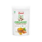 Amul Organic Turmeric Powder | Premium Quality Spice for Wellness & Cooking, 100gm