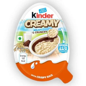Kinder Creamy Milky & Crunchy Chocolate, 19 gm