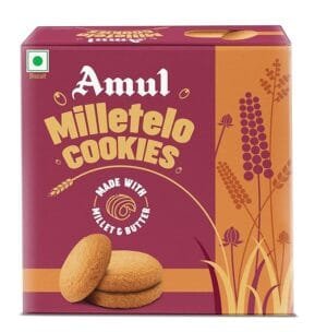 Amul Milletelo Cookies made with millet and butter, 200 gm
