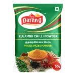 Darling Kulambu Chilli Powder, 500gm Free Plastic Container with this pack.