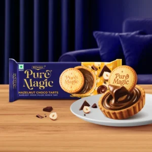 Britannia Pure Magic Hazelnut Choco Tart Cookie, 84gm
