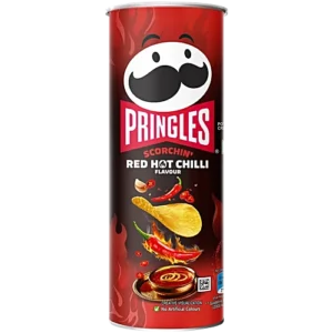 Buy Pringles Scorchin' Red Hot Chilli Flavour Potato Crsips
