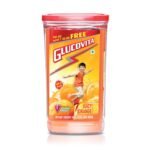 Glucovita Orange Flavor Glucose Powder - 500gm with Free Pet Jar