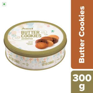 Amul Butter Cookies Tin Gift Pack, 300 gm