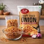 Crispy Fried Onion, Dehydrated Fresh Crispy Onions Fried, 250gm Product of Andaman
