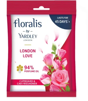 Floralis by Yardley London - London Love- 94% Perfume Oil - Cupboard & Car Freshener