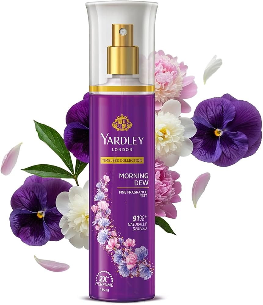morning Yardley London Morning Dew Fine Fragrance Body Mist Spray, 135ml - Image 1
