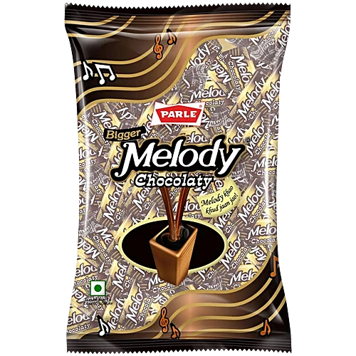 melody Parle Melody Chocolaty Candy, 175gm pouch - Image 1
