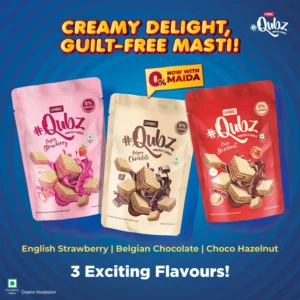 Unibic QUBZ Wafer Cubes, 30gm (Any one Flavor)