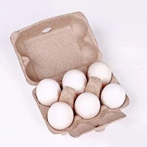Fresh Broiler Chicken Eggs - 6 Pcs