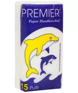 PREMIER Paper Handkerchief Tissue, 15Pulls