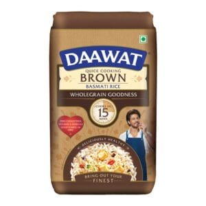 Daawat Brown Basmati Rice, 1 Kg